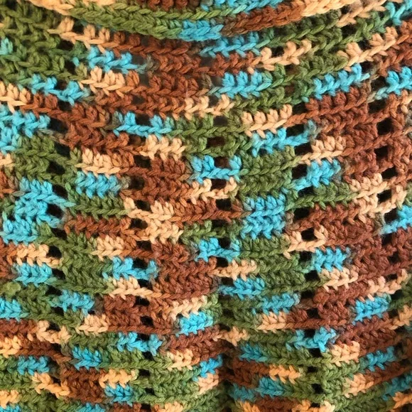 Vintage Handmade Poncho in Earth Tones…Gorgeous! - Picture 7 of 7